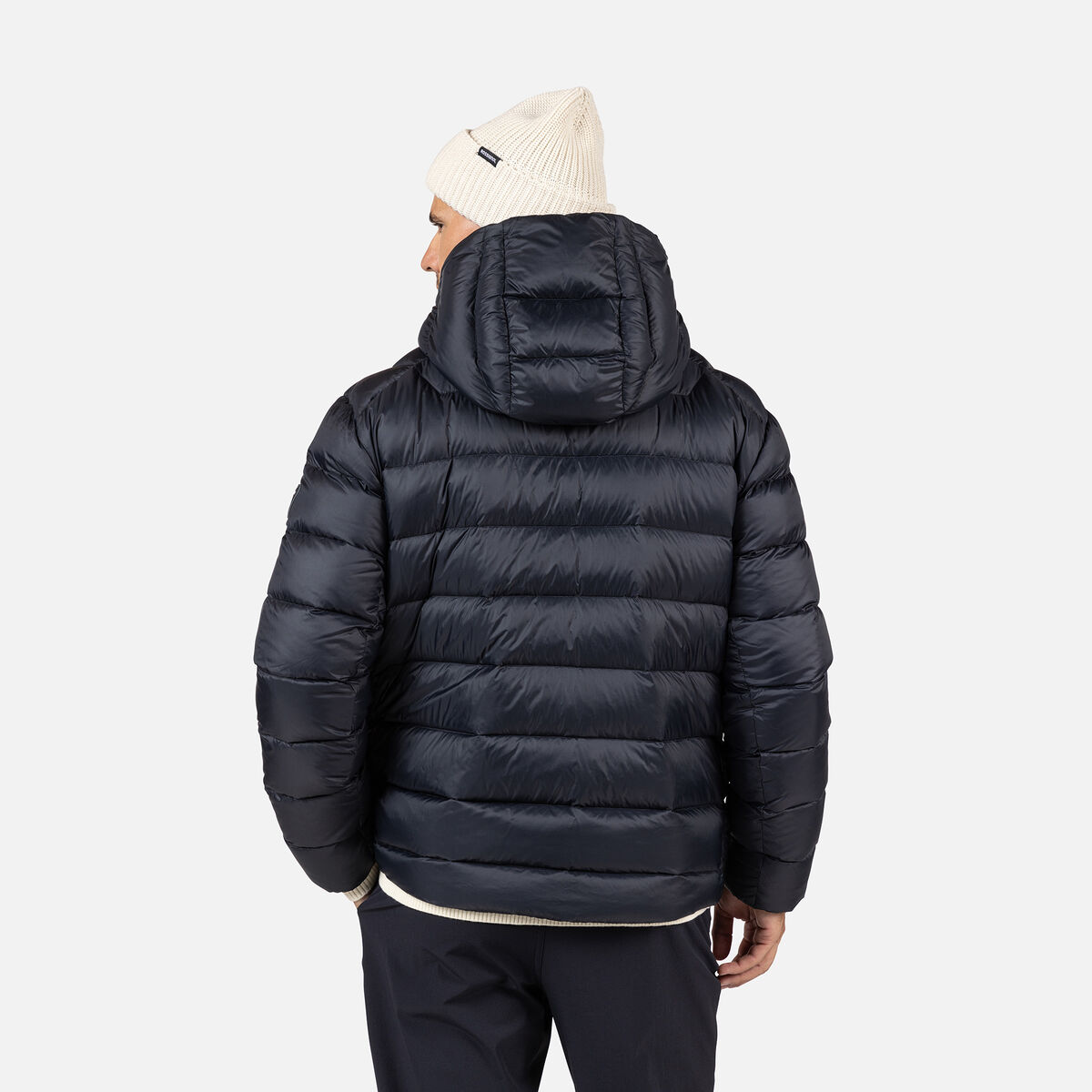 Men's Aretu Down Hoodie Black