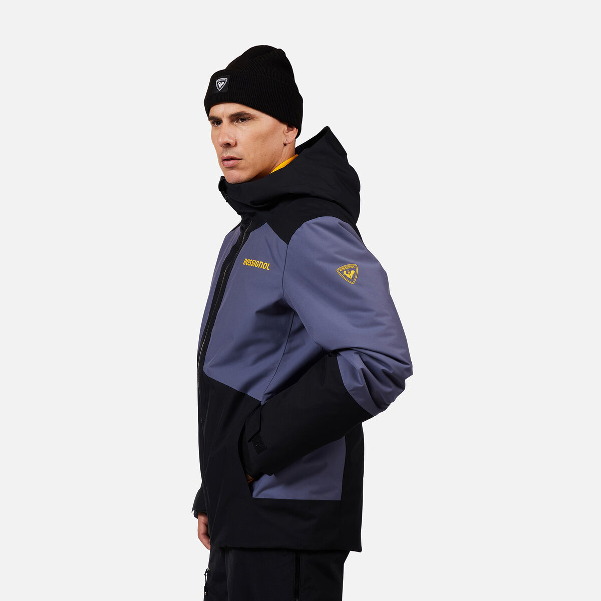 Men's Rochrun Insulated Back-Logo Ski Jacket True Night Blue 4 Men's Rochrun Insulated Back-Logo Ski Jacket True Night Blue