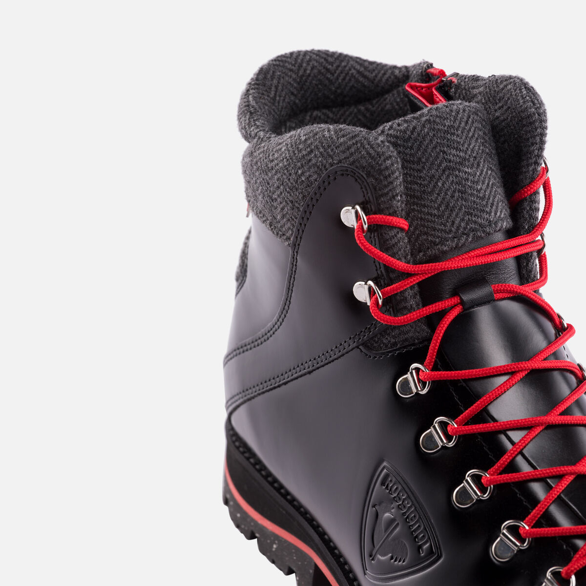 Men's 1907 Chamonix Shiny Black Boots Shiny Black