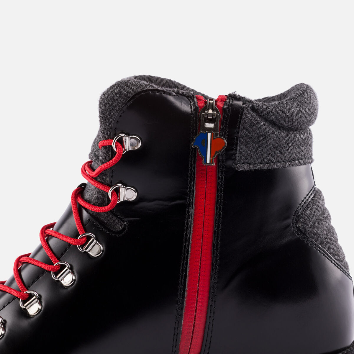 Men's 1907 Chamonix Shiny Black Boots Shiny Black