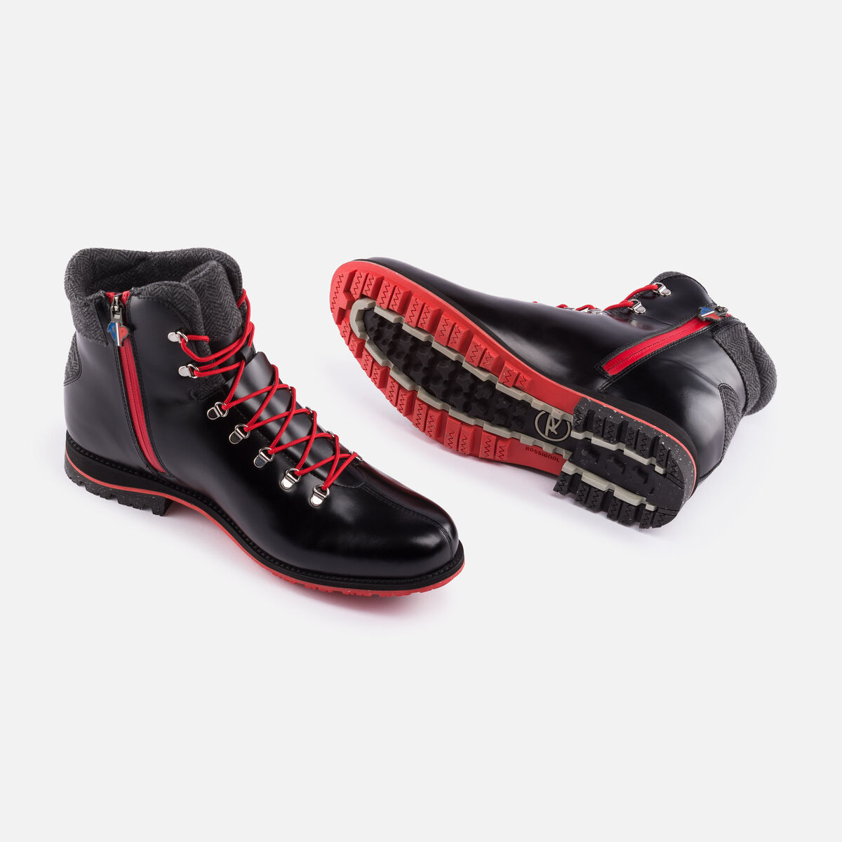 Men's 1907 Chamonix Shiny Black Boots Shiny Black