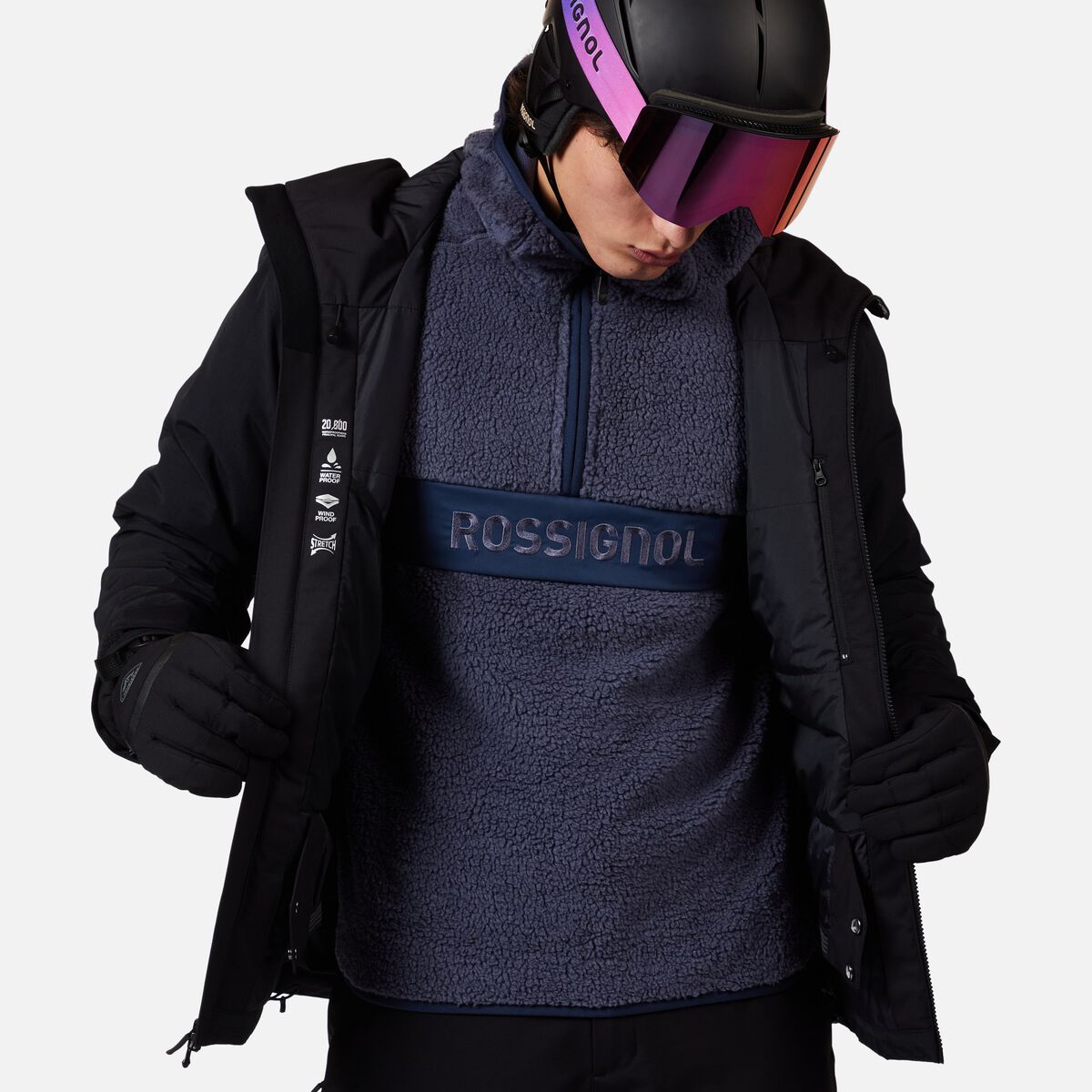 Men's Outerlimits Insulated Ski Jacket Black