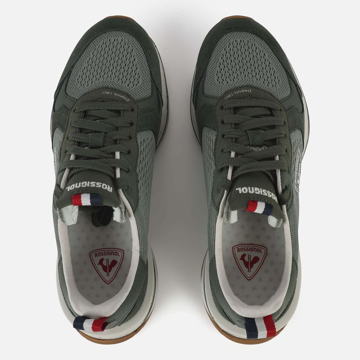 Men's Heritage Retro Sneakers Shade Green