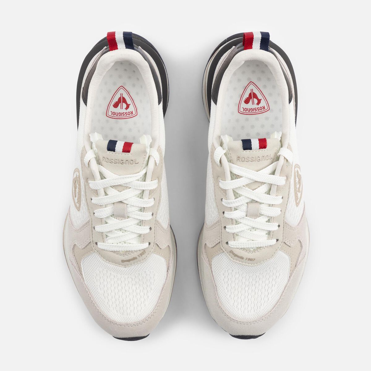Men's Heritage Retro Sneakers White Asparagus