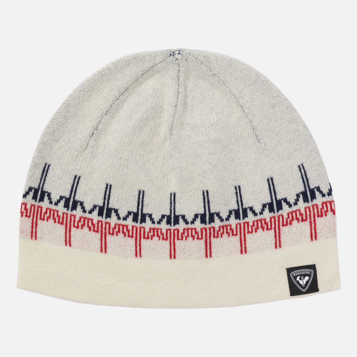 Unisex Patterned Beanie Nature White