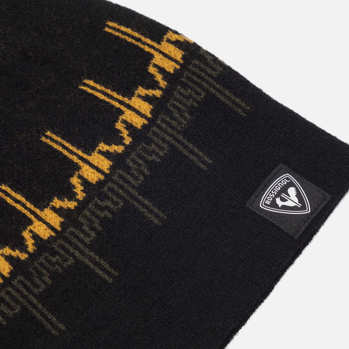 Unisex Patterned Beanie Black