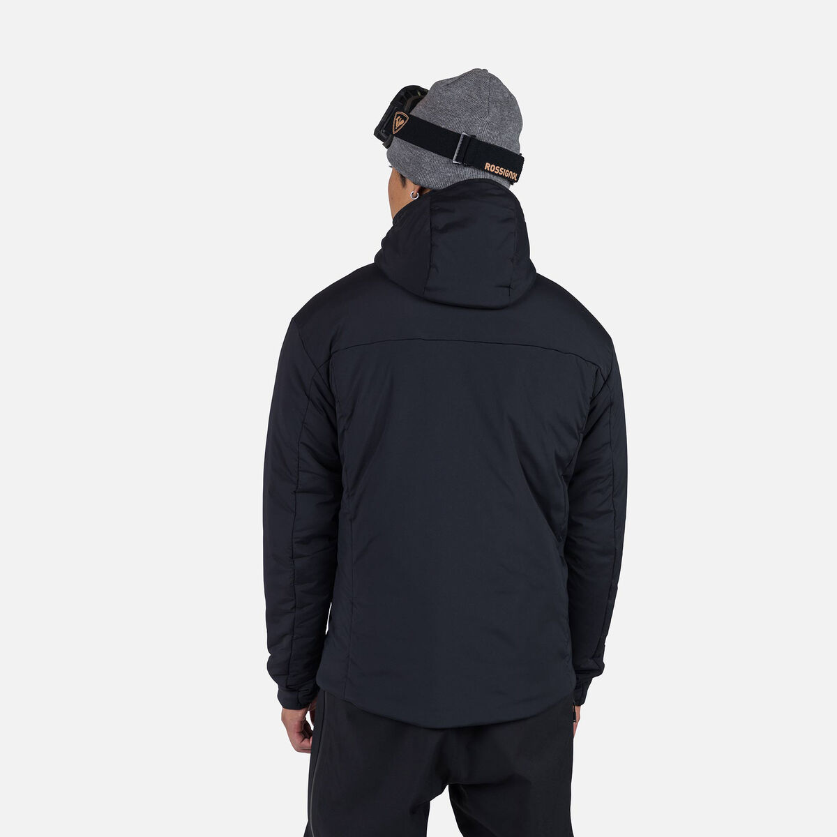 Men's Opside Warm Insulated Hoodie Jacket Black