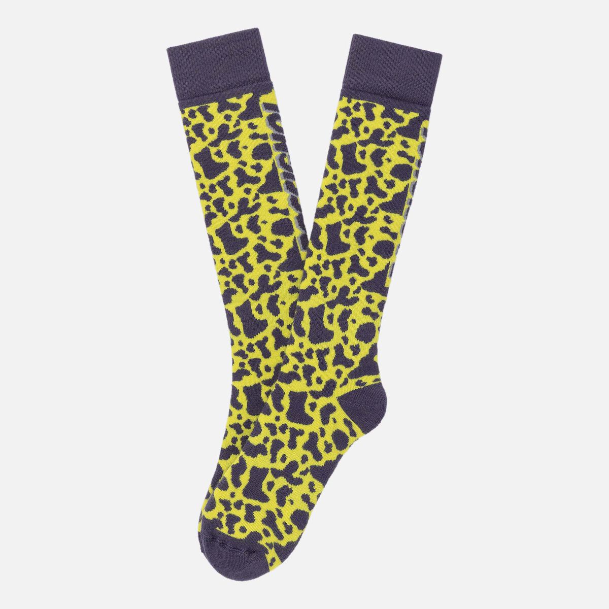 Unisex Super Socks Cowmo Super Yellow Print