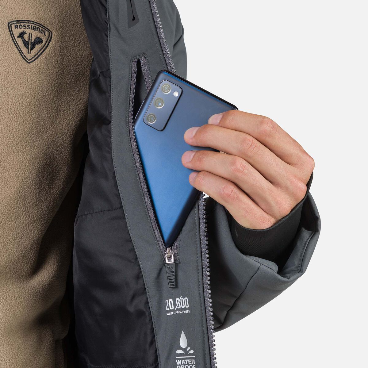 Men's Siz Ski Jacket Onyx Grey 14 Men's Siz Ski Jacket Onyx Grey