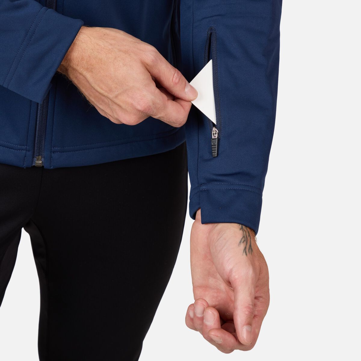 Men's Genetys Hooded Soft Shell Jacket Dark Navy