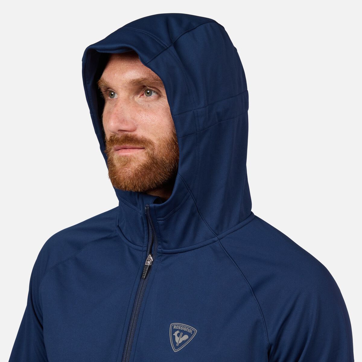 Men's Genetys Hooded Soft Shell Jacket Dark Navy