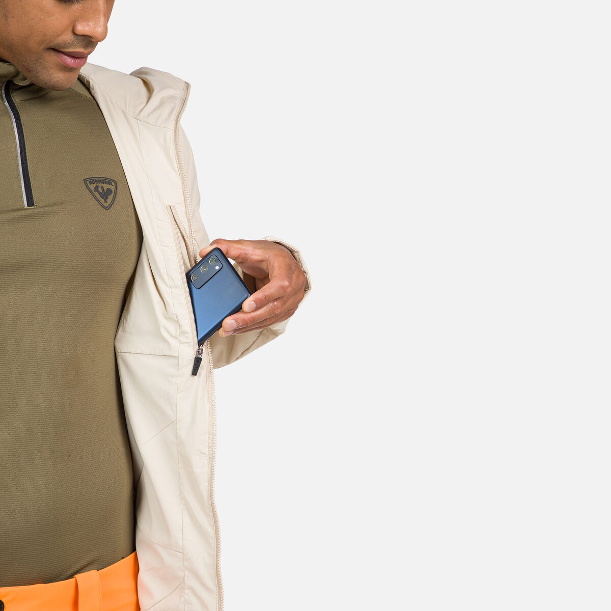 Men's Opside Light Insulated Hoodie Jacket Fog