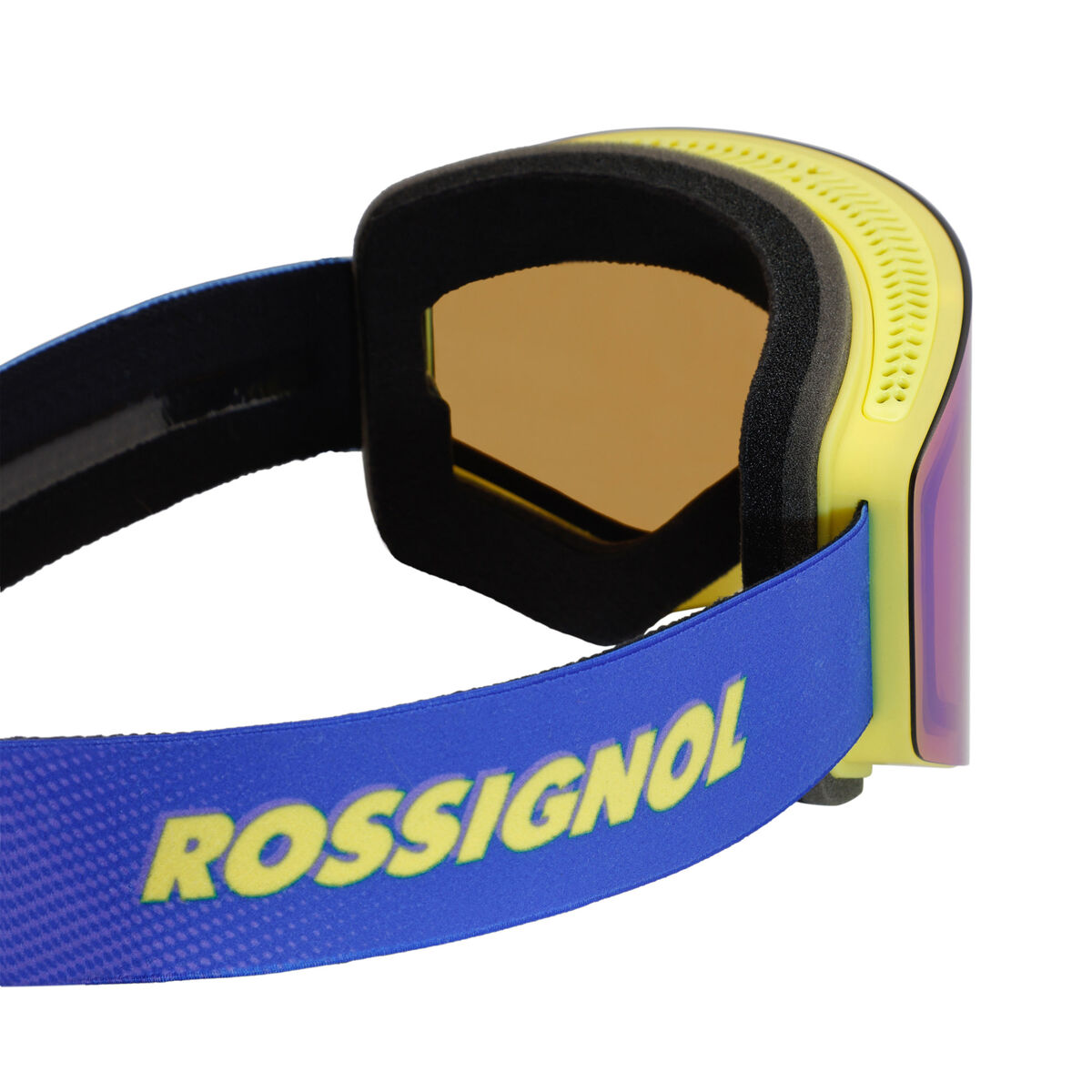 Rossignol Otava Yellow Goggles Size Small BLUE YELLOW