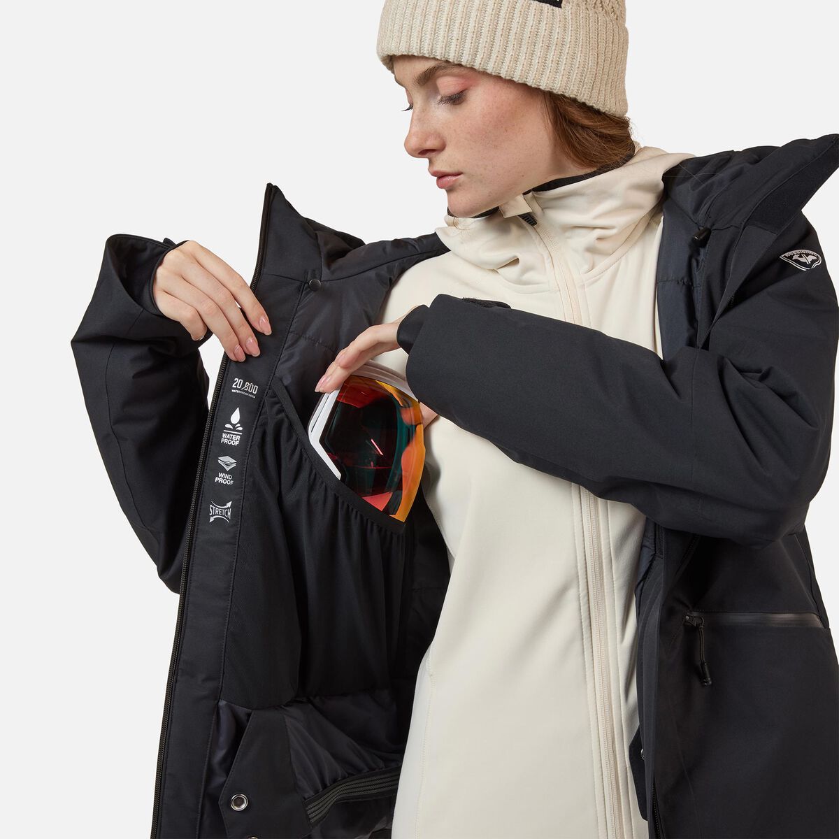 Women's Rochrun Insulated Ski Jacket Black