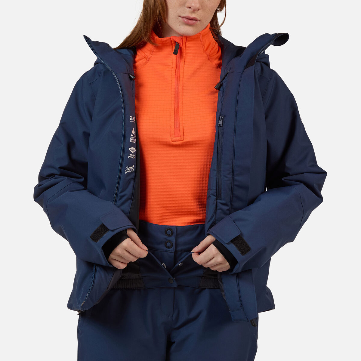 Women's Rochrun Insulated Ski Jacket Dark Navy