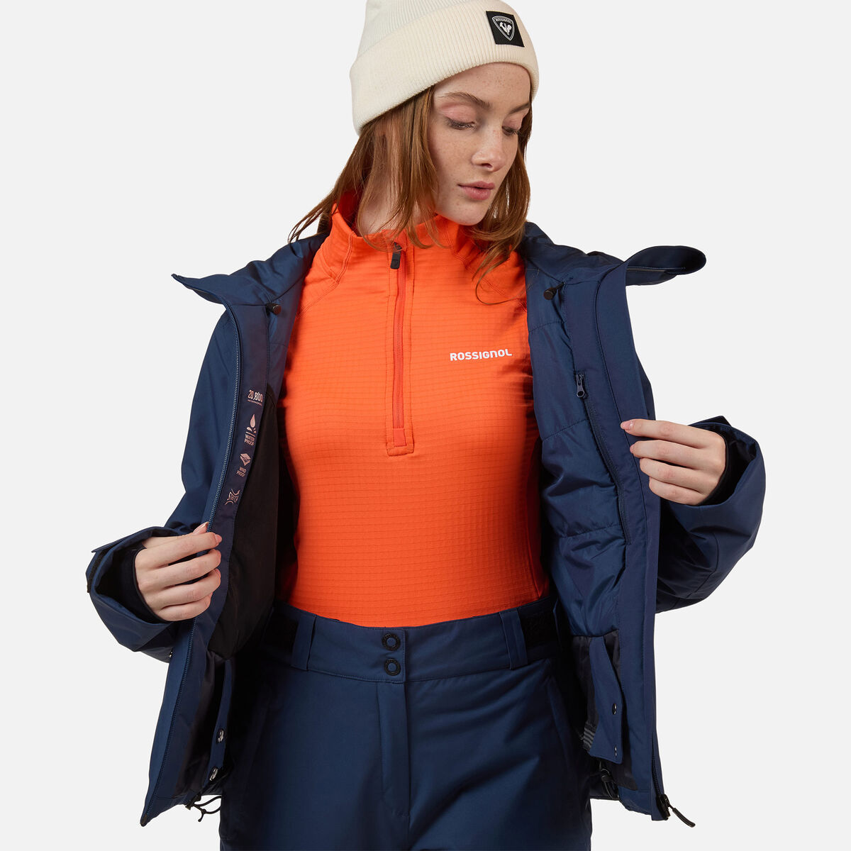 Women's Rochrun Insulated Ski Jacket Dark Navy
