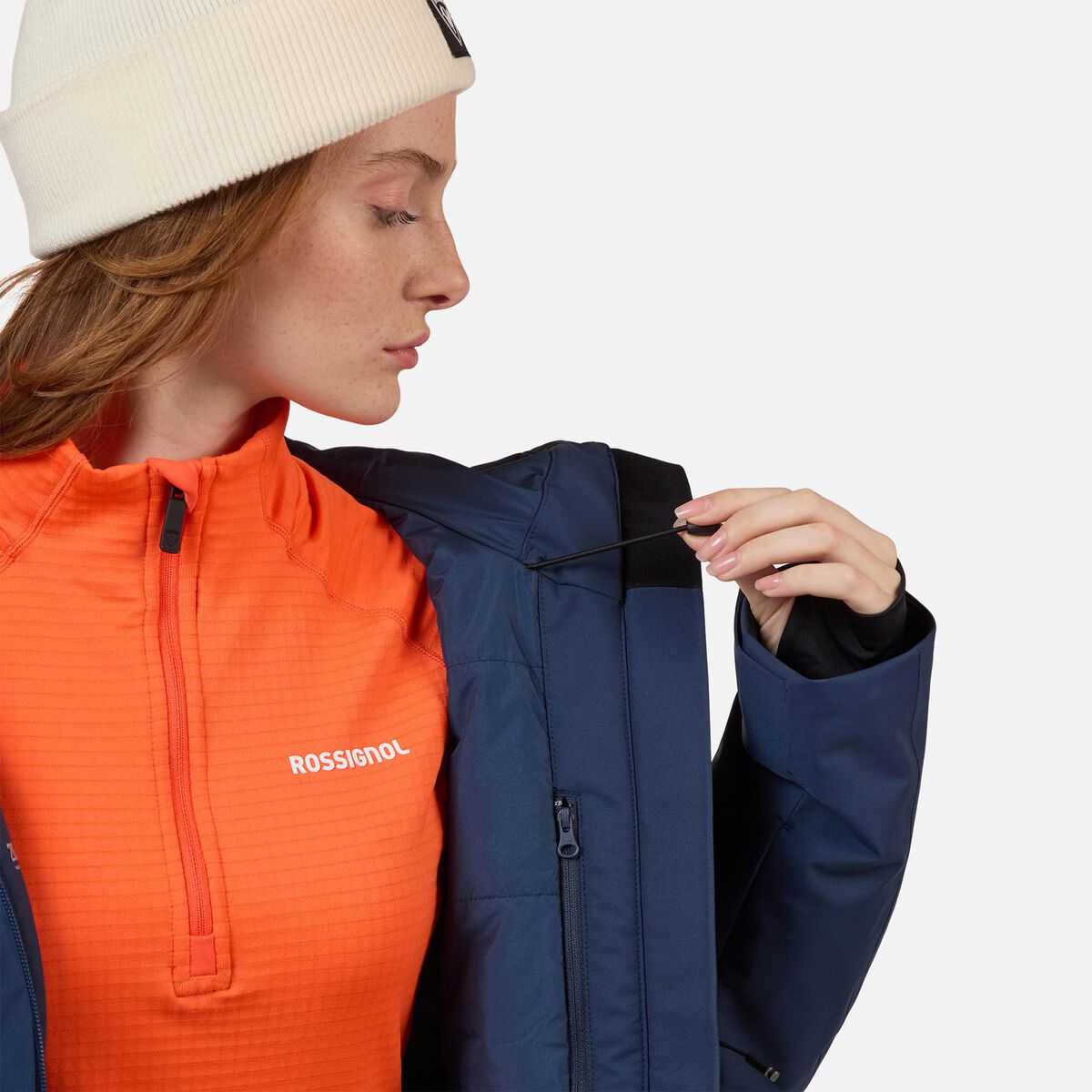 Women's Rochrun Insulated Ski Jacket Dark Navy