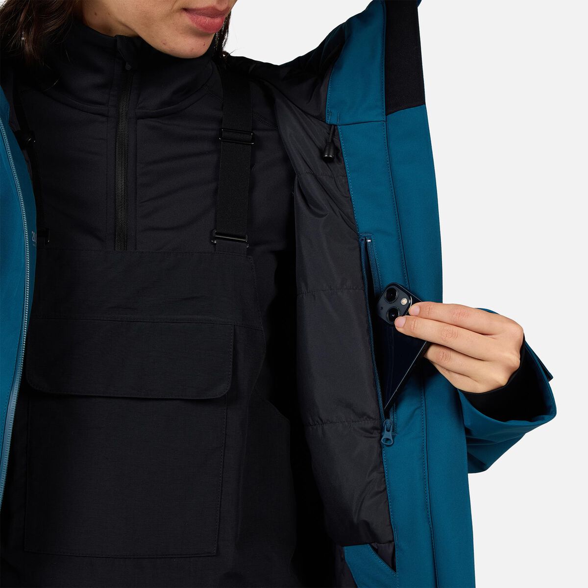 Women's Rochrun Insulated Ski Jacket Deep Lake