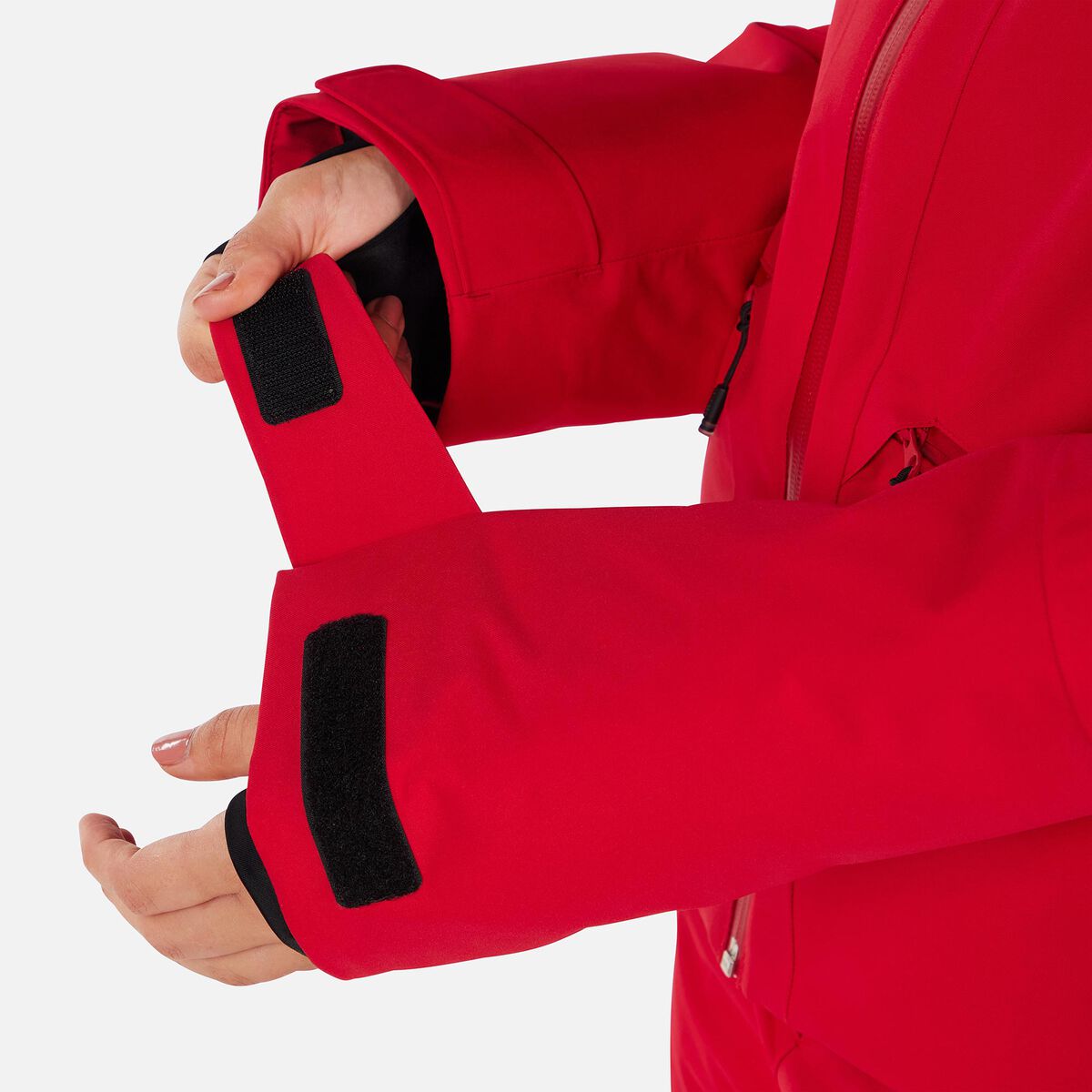 Women's Rochrun Insulated Back-Logo Ski Jacket Ruby Red