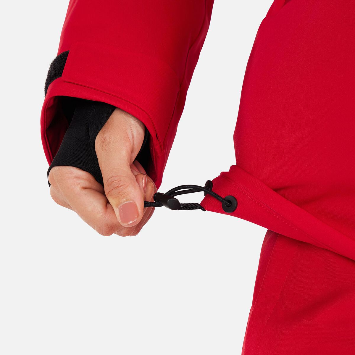 Women's Rochrun Insulated Back-Logo Ski Jacket Ruby Red