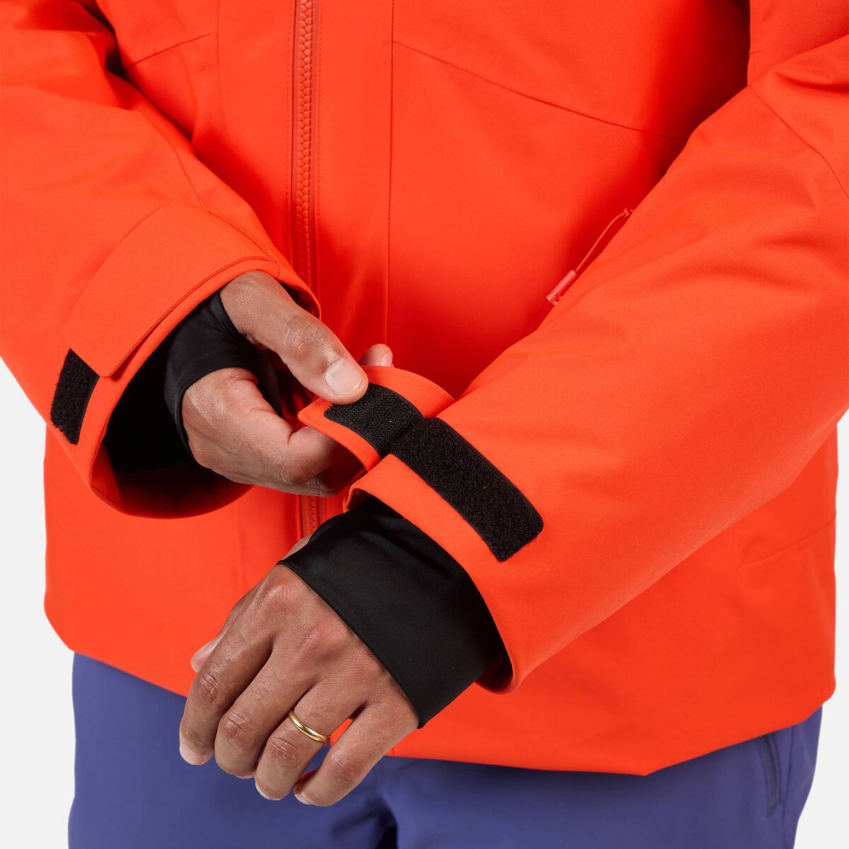 Men's Rochrun Insulated Back-Logo Ski Jacket Golden Gate