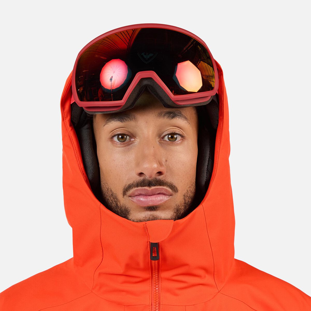 Men's Rochrun Insulated Back-Logo Ski Jacket Golden Gate