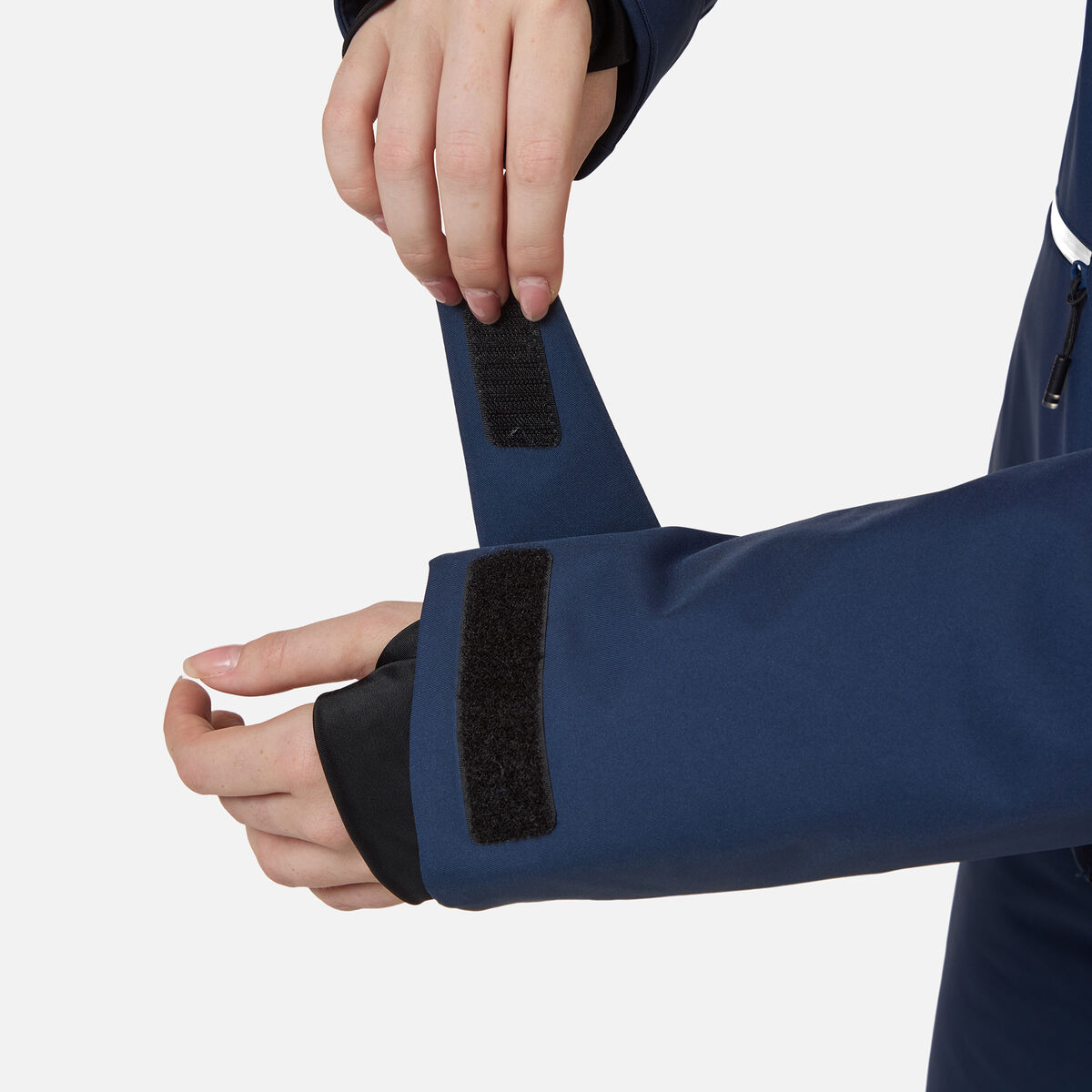 Women's Rochrun Insulated Back-Logo Ski Jacket Dark Navy