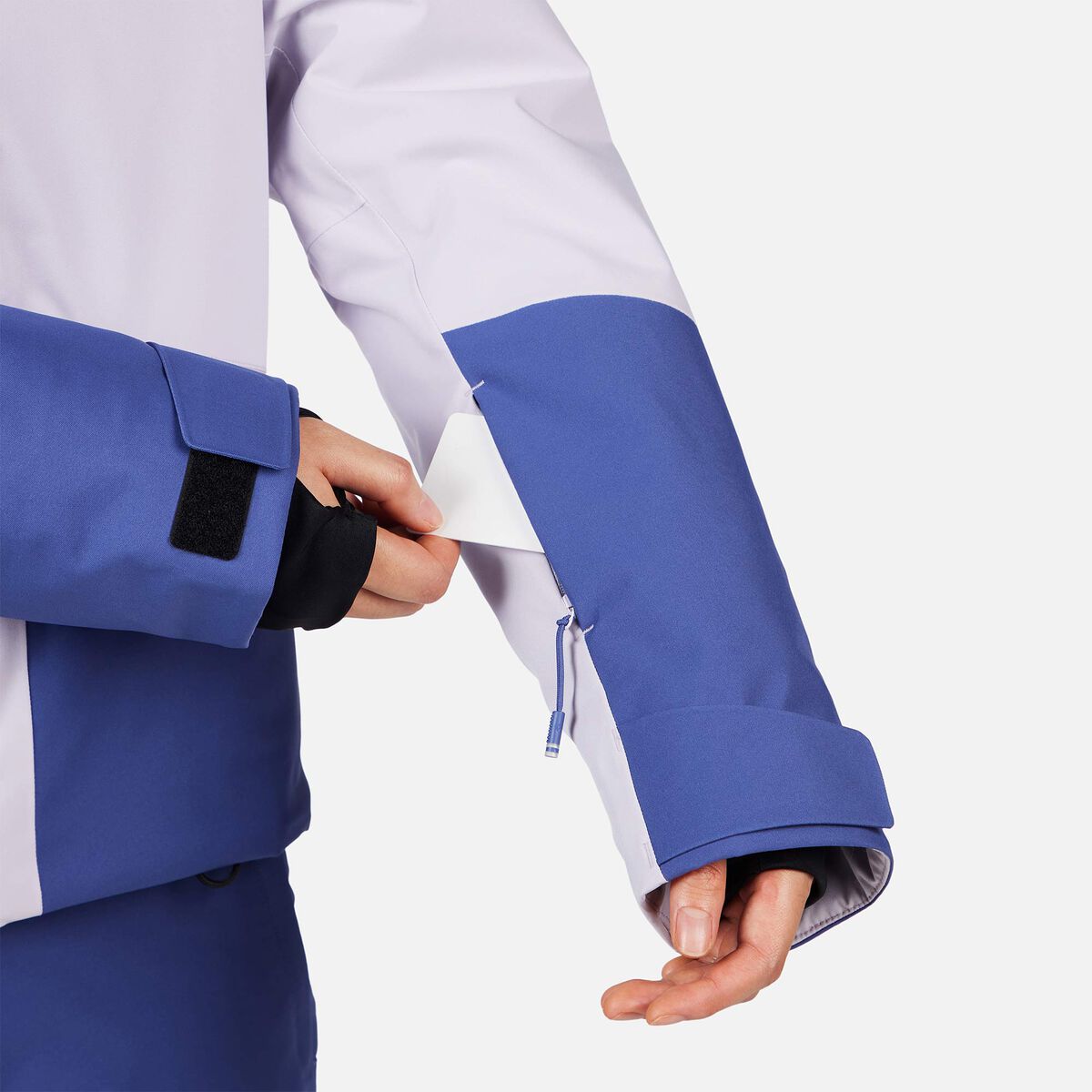 Women's Rochrun Insulated Back-Logo Ski Jacket Galactic Lilac