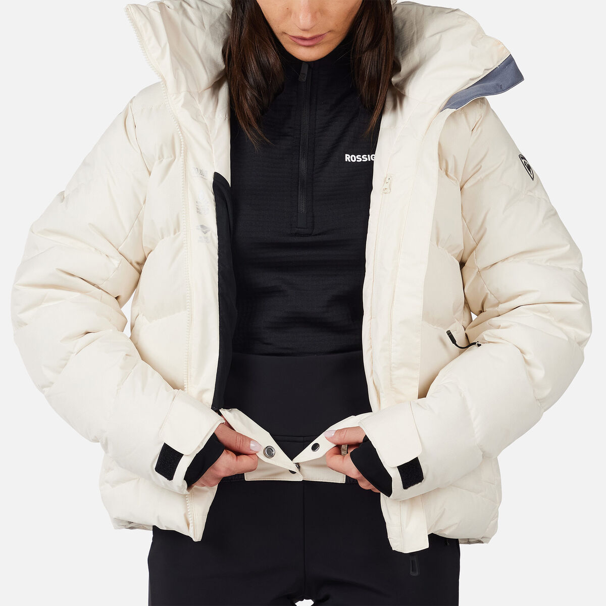Women's Wispile Ripstop Down Ski Jacket Nature White