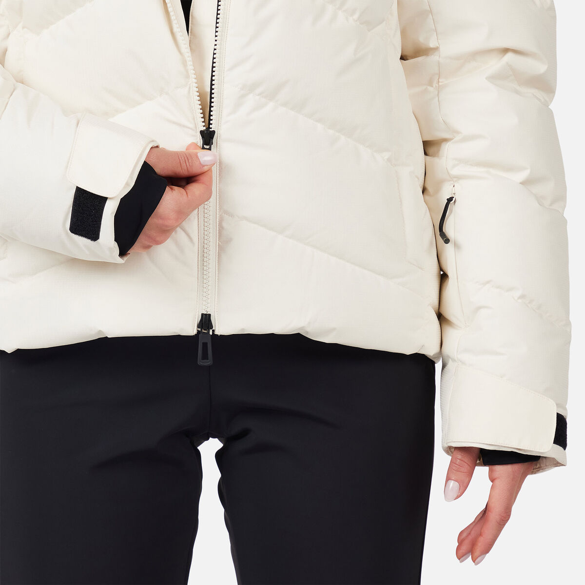 Women's Wispile Ripstop Down Ski Jacket Nature White