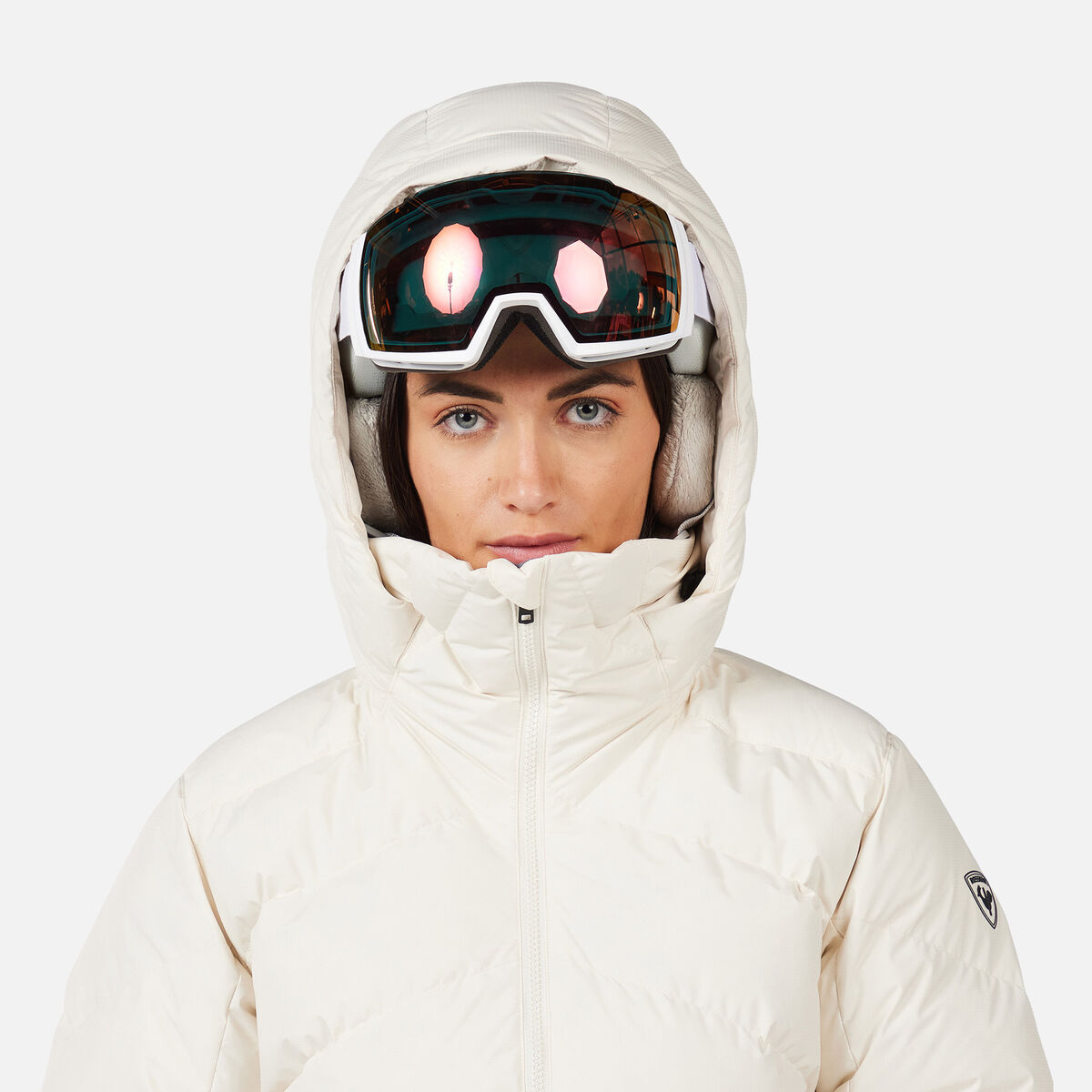 Women's Wispile Ripstop Down Ski Jacket Nature White