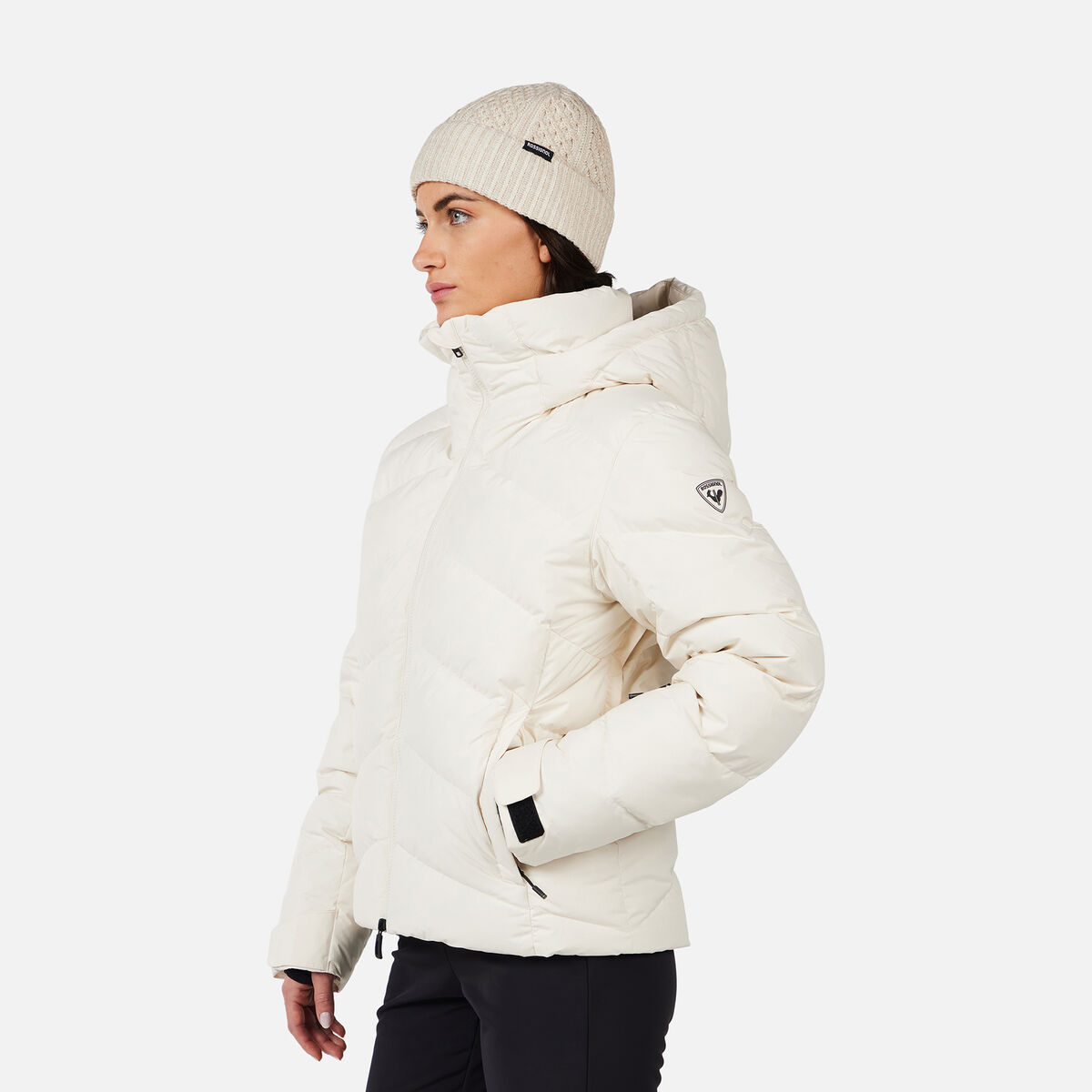 Women's Wispile Ripstop Down Ski Jacket Nature White