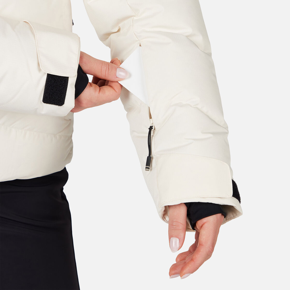 Women's Wispile Ripstop Down Ski Jacket Nature White