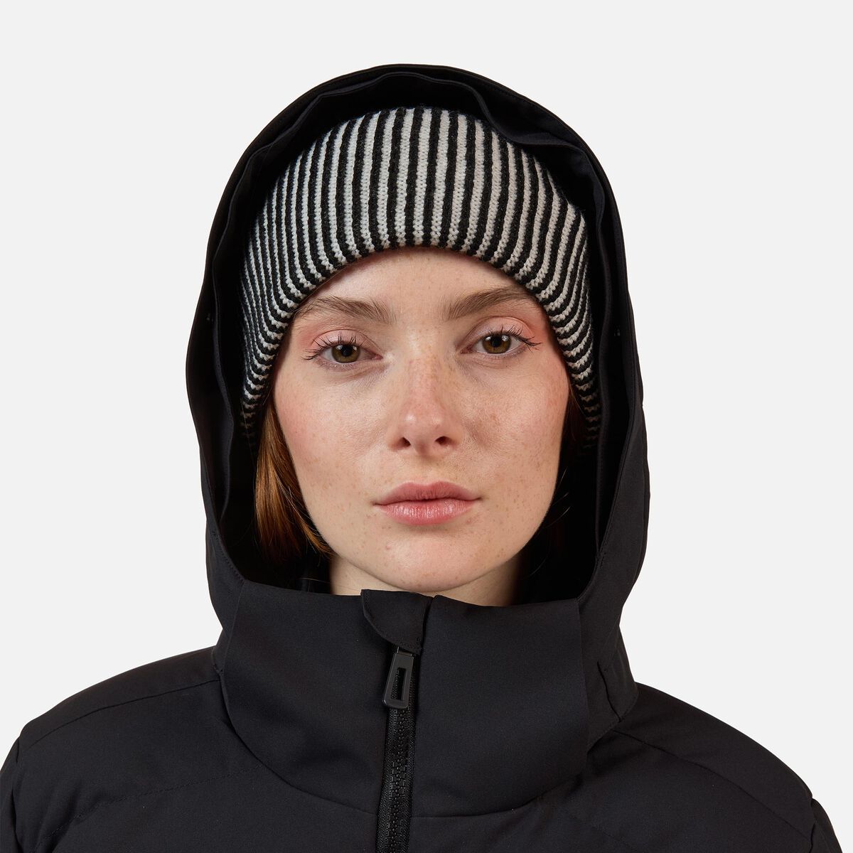 Women's Staci Insulated Ski Jacket with Faux Fur Black