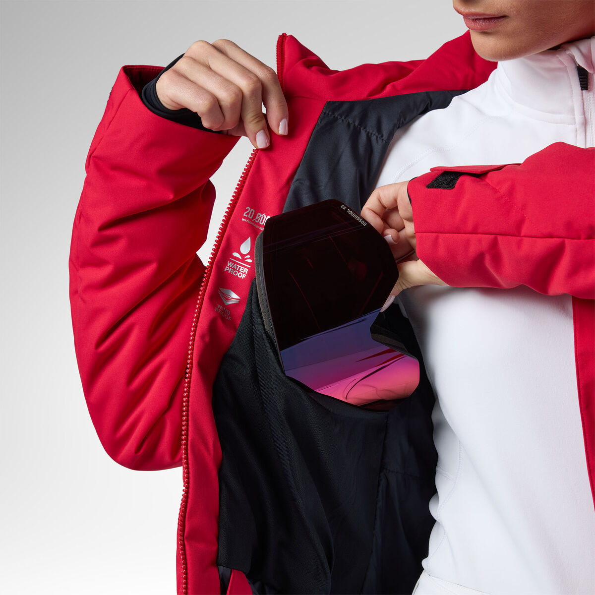 Women's Staci Insulated Ski Jacket Ruby Red