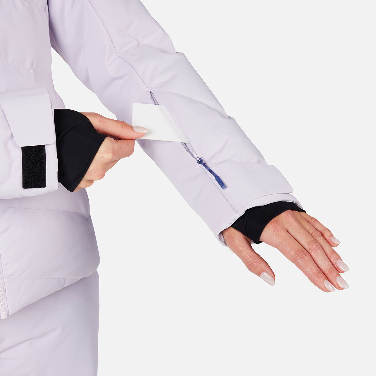 Women's Staci Insulated Ski Jacket with Faux Fur Galactic Lilac