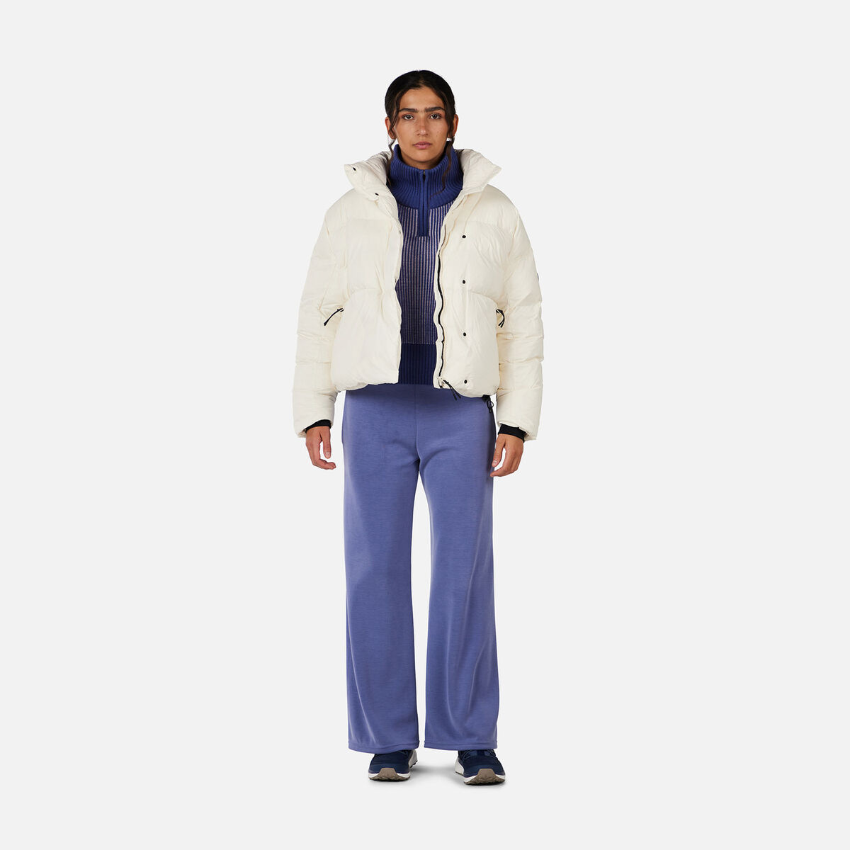 Women's Aretu Cropped Down Jacket Nature White