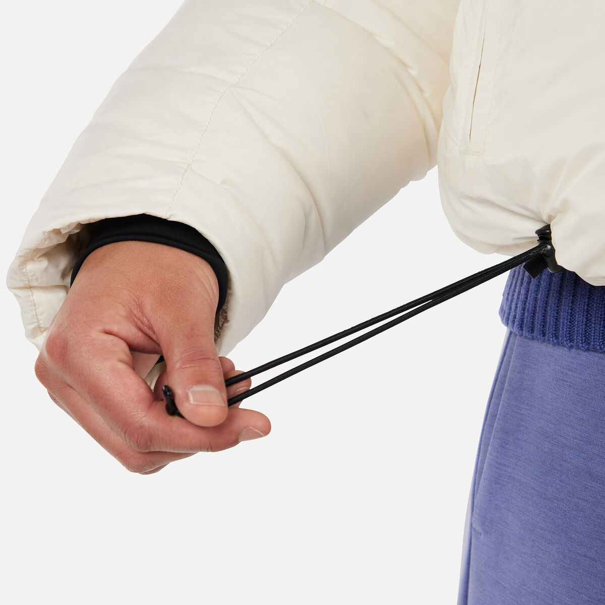 Women's Aretu Cropped Down Jacket Nature White