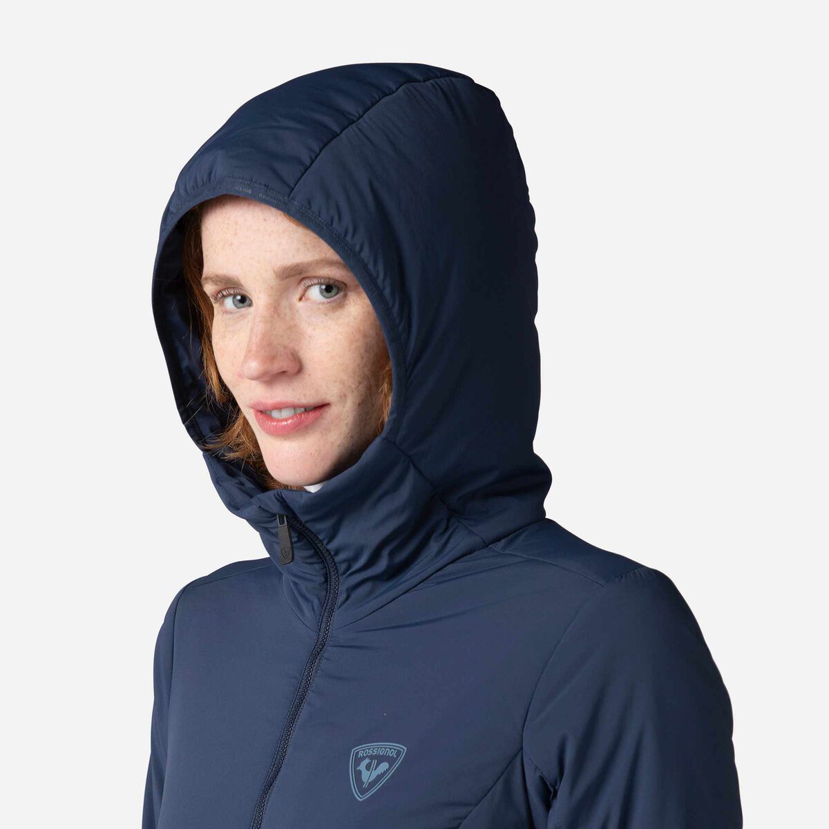Women's Opside Light Insulated Hoodie Jacket Dark Navy 8 Women's Opside Light Insulated Hoodie Jacket Dark Navy