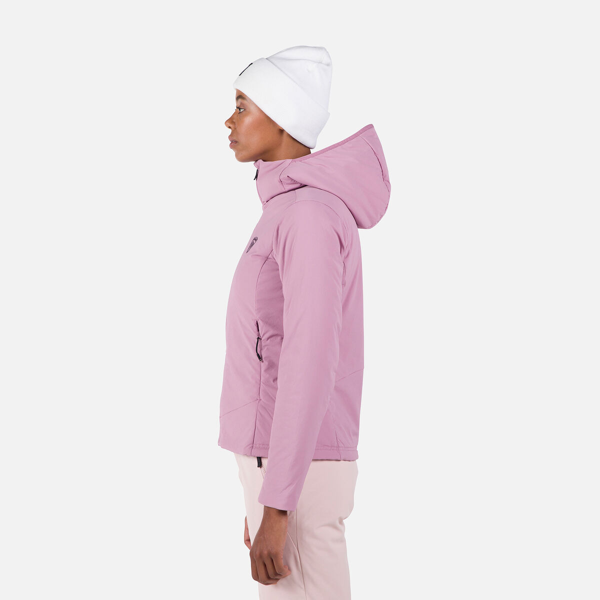Women's Opside Light Insulated Hoodie Jacket Moonlite Mauve