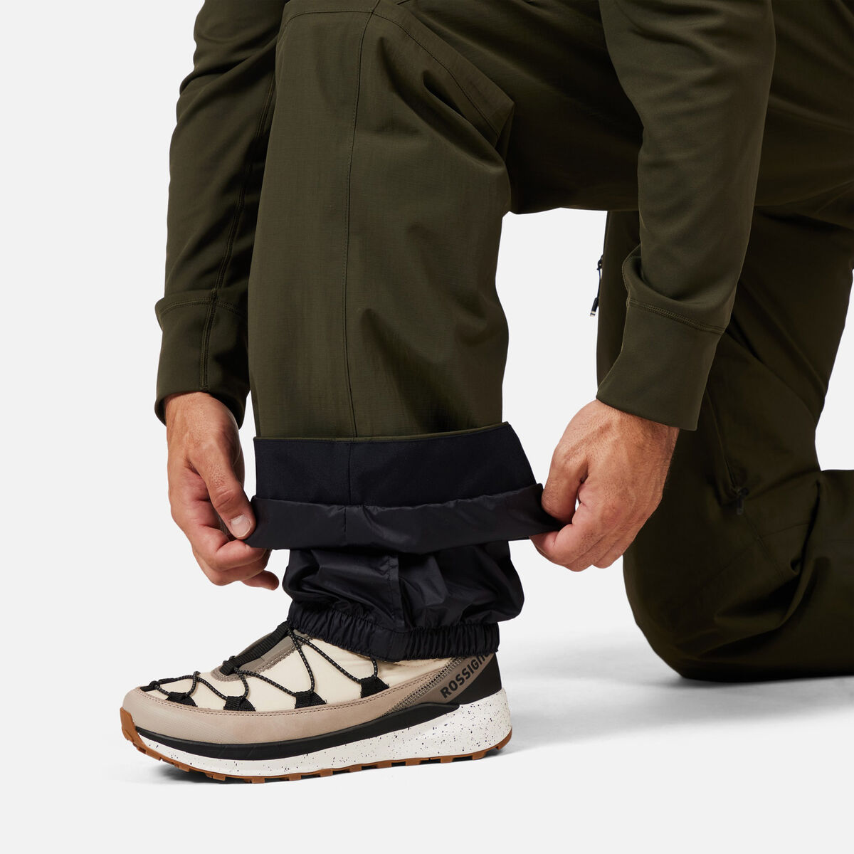 Men's Outerlimits Insulated Ski Bibs Olive Shadow