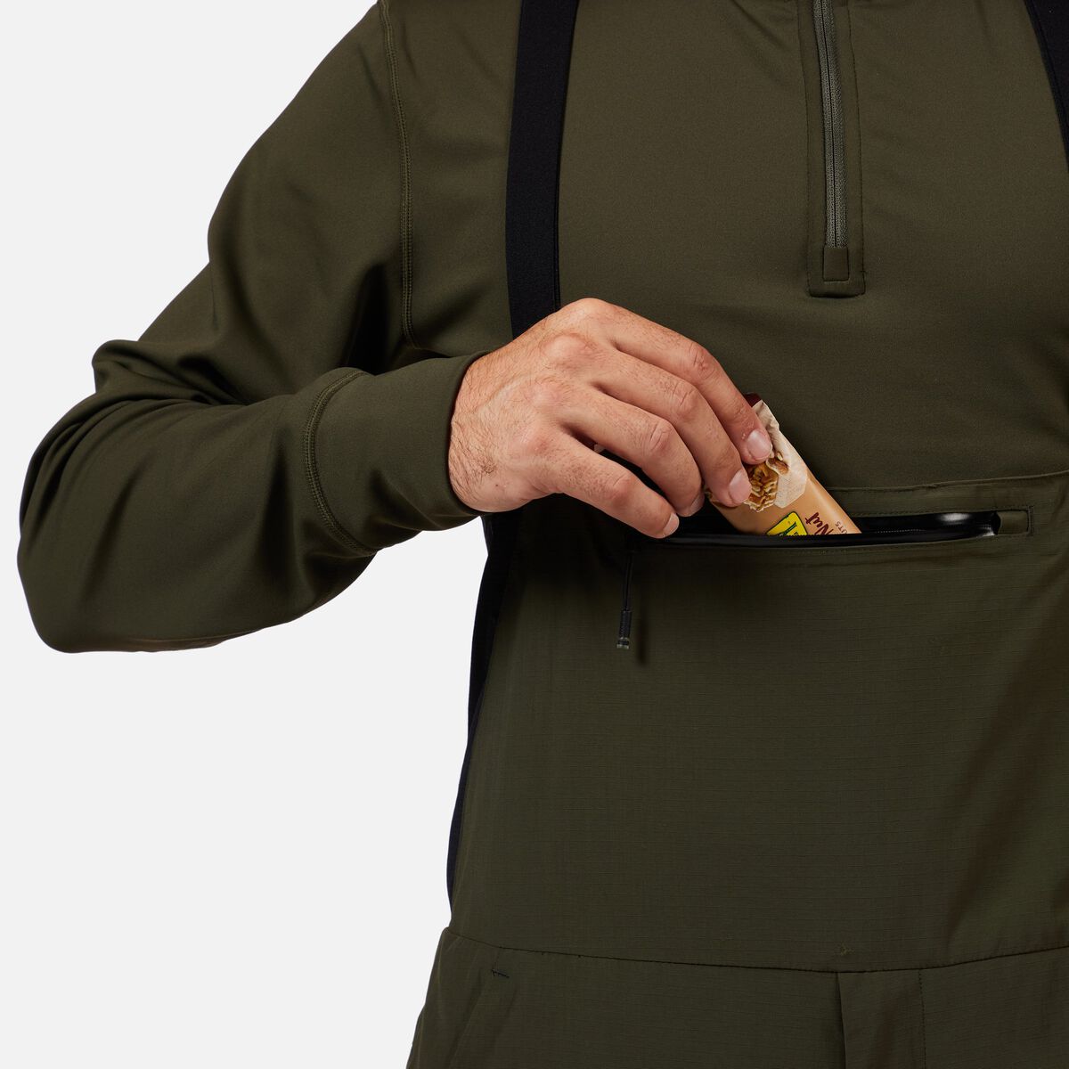 Men's Outerlimits Insulated Ski Bibs Olive Shadow