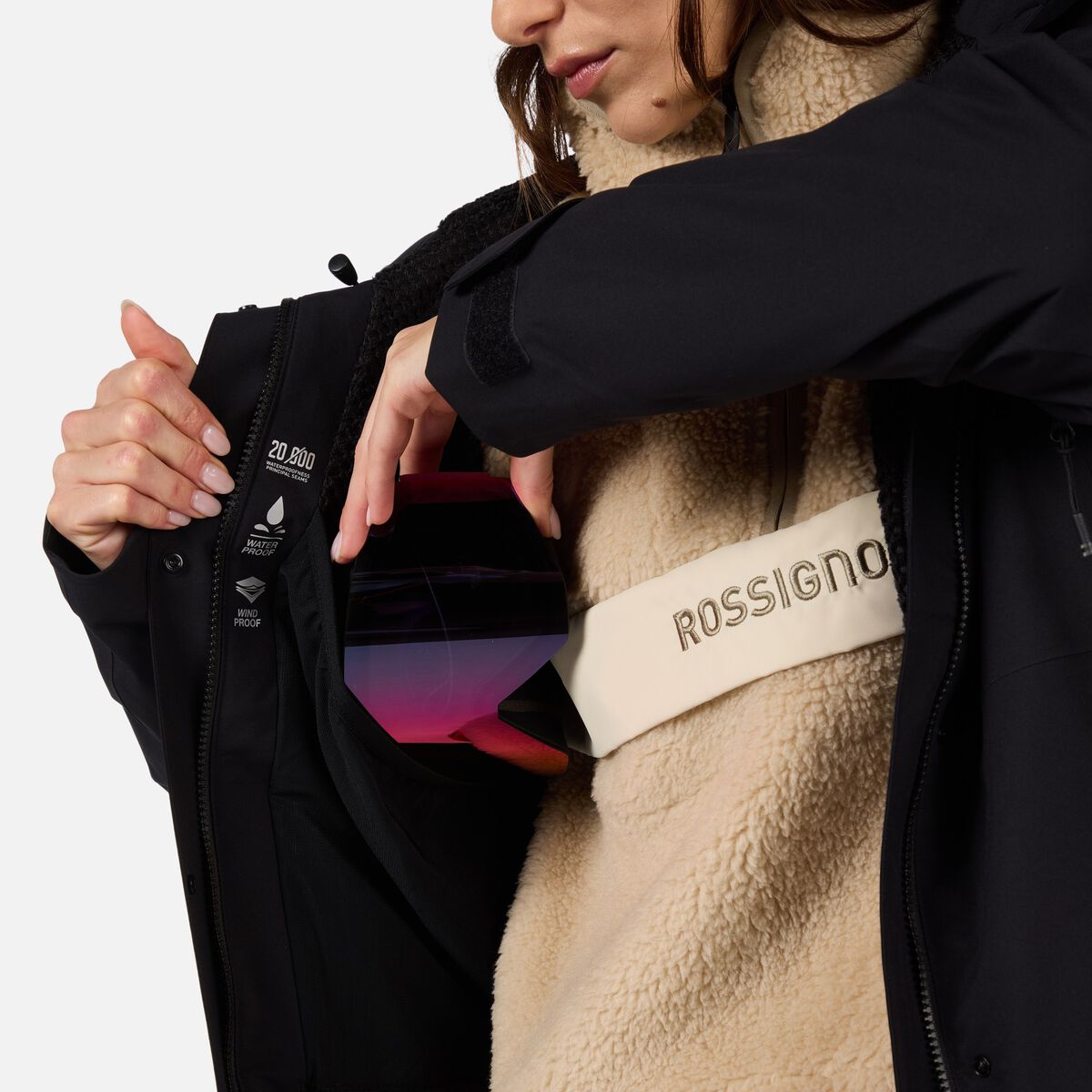 Women's Desafio 2L Shell Ski Jacket Black