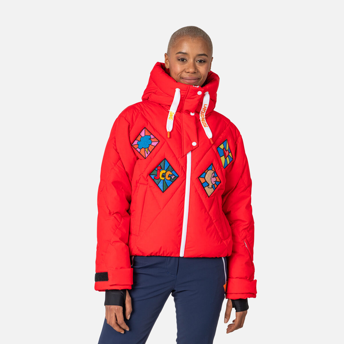 Women's JCC Lumy Down Bomber Ski Jacket Red