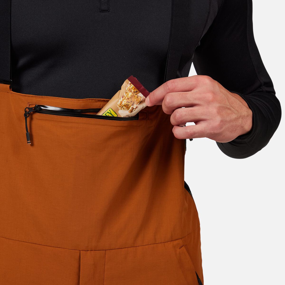 Men's Outerlimits Insulated Ski Bibs Deep Caramel