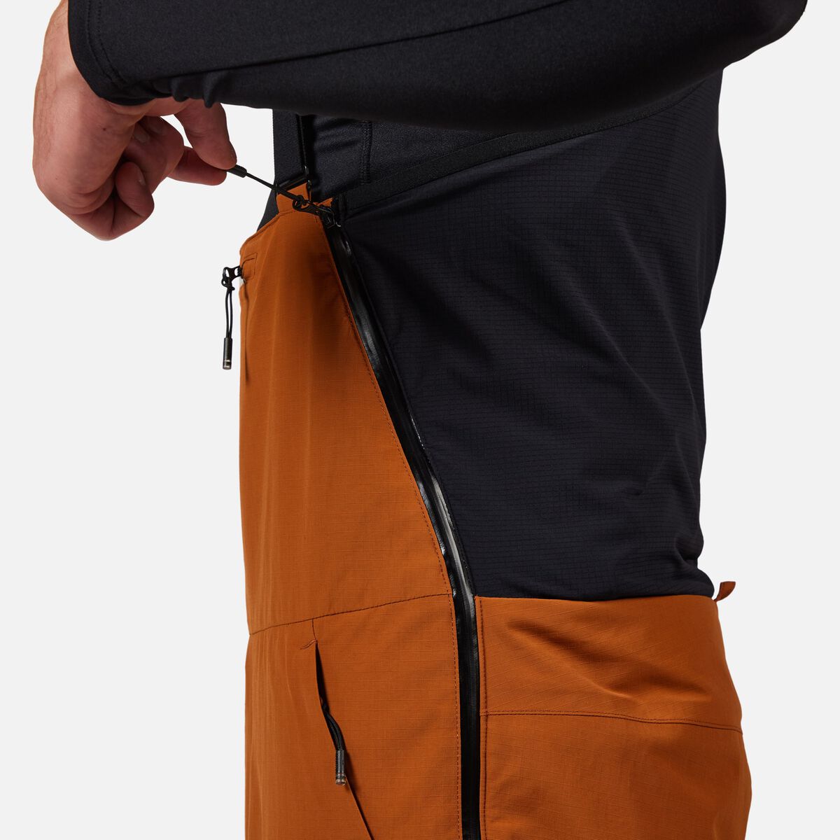 Men's Outerlimits Insulated Ski Bibs Deep Caramel