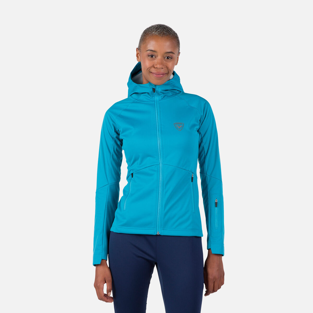 Women's Genetys Hooded Soft Shell Jacket Niagara