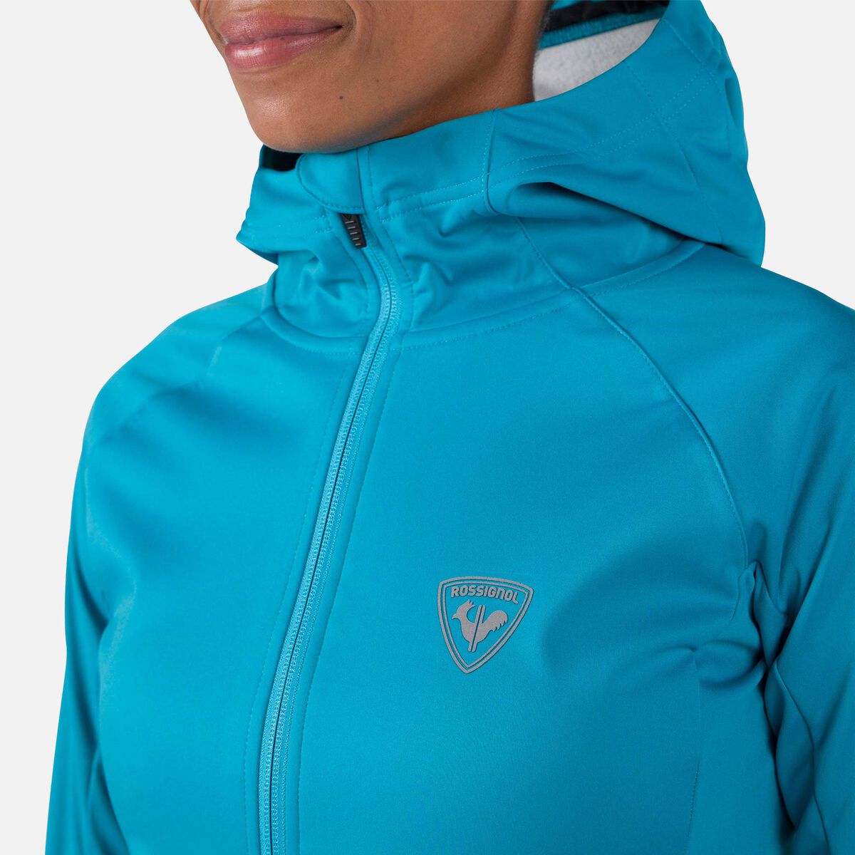 Women's Genetys Hooded Soft Shell Jacket Niagara