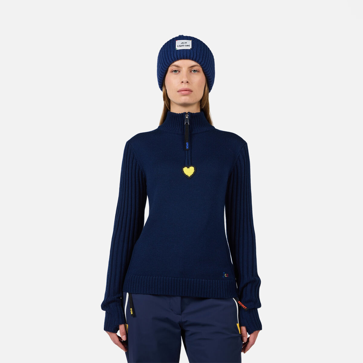 Women's JCC Merib Half-Zip Top Cosmic Blue