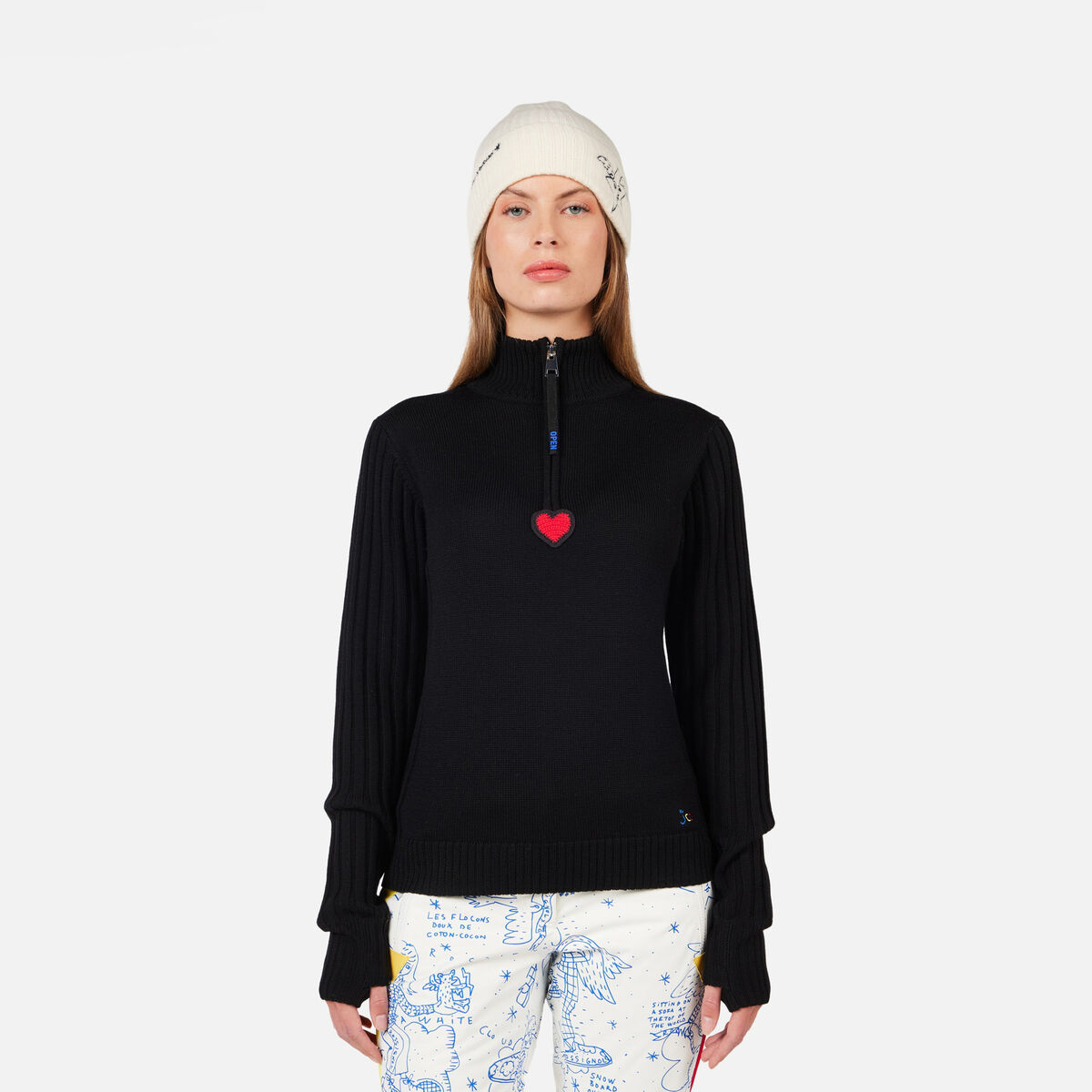 Women's JCC Merib Half-Zip Top Black